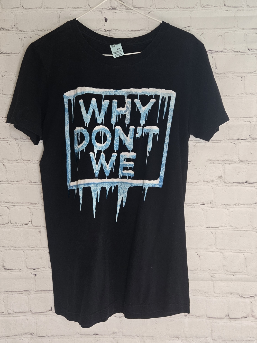 Why Don’t We Pop Boy Band Merch Tee Small Cotton Made In USA